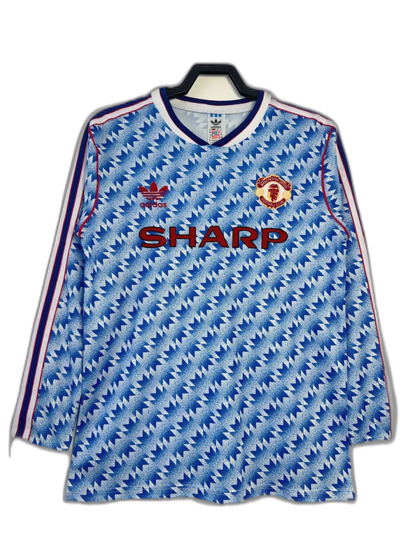 Retro Jersey Manchester United 1990/92 Away Long Sleeve