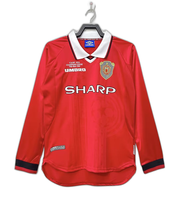 Retro Jersey Manchester United 1999/00 Home Long Sleeve