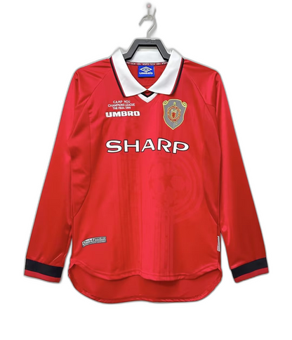 Retro Jersey Manchester United 1999/00 Home Long Sleeve