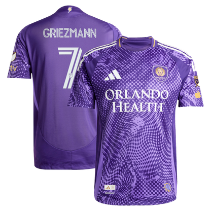 Men's Orlando City SC Antoine Griezmann Purple 2025 Perfect Storm Jersey