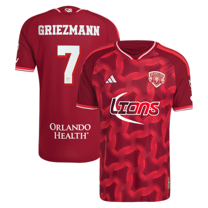 Men's Orlando City SC Antoine Griezmann Red 2026 Archive Jersey