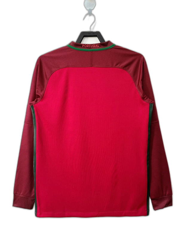 Retro Jersey Portugal 2016 Home Long Sleeve