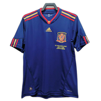 Retro Jersey Spain 2010 Away World Cup Final