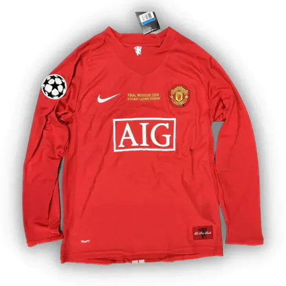 Retro Jersey Manchester United 2007/08 Home Long Sleeve