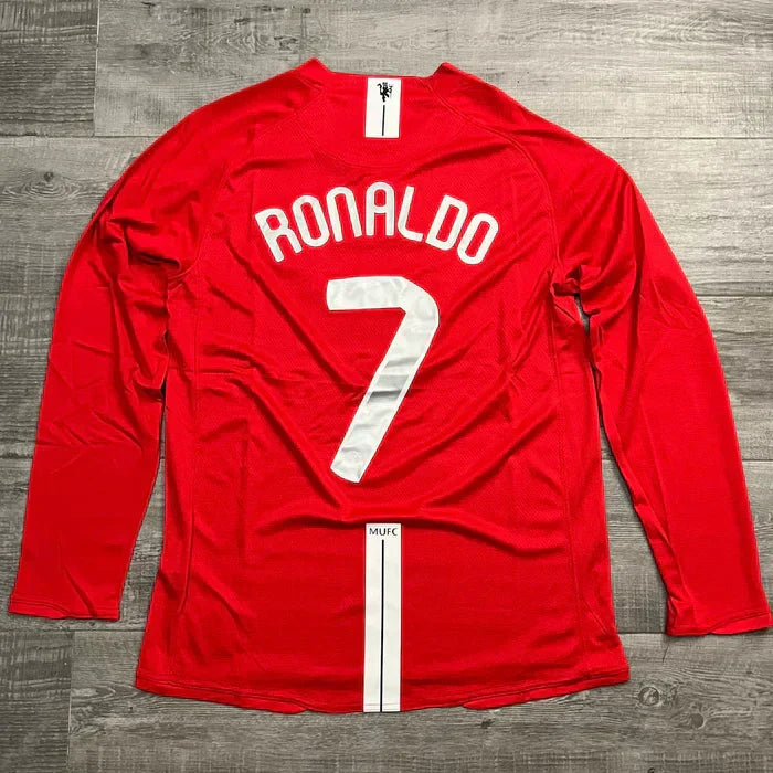 Retro Jersey Manchester United 2007/08 Home Long Sleeve